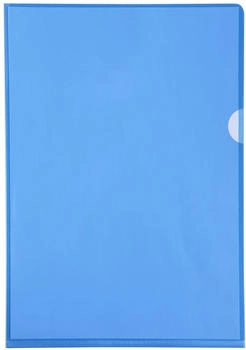 Exacompta Pack 100 Aktensichth&uuml;llen glattem festem PVC 130&micro; A4 Blau (661225E)