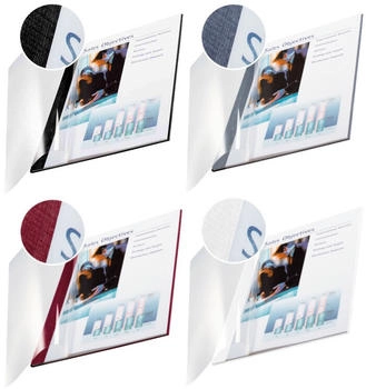 Leitz impressBind Mappe 74140001 A4 Soft Cover 10,5mm wei&szlig;