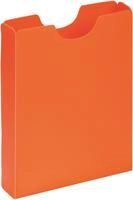 Pagna Heftbox 21005-09, aus Kunststoff, A4, 5 cm F&uuml;llh&ouml;he, orange, &Ouml;ffnung oben