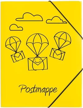 PAGNA Gummizugmappe A4 Polypropylene mit 3 Einschlagklappen gelb (21603-15)