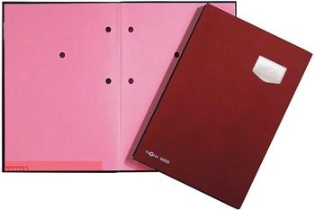 PAGNA Unterschriftsmappe de Luxe A4 10-teilig rot (24102-01)
