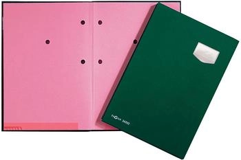 PAGNA Unterschriftenmappe de Luxe A4 10 Fächer Kunststoffeinband grün (24102-03)