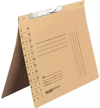 Falken Pendelhefter DIN A4 Manilakarton recycelt chamois 320g/m² Behördenheftung (15033674)