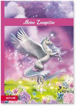Roth Zeugnismappe Pegasus mit 10 A4 Klarsichthüllen (89310)