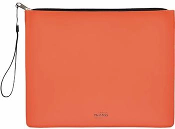FolderSys Reißverschlussbeutel PHAT BAG A5 orange/schwarz Silikon (40484-80)