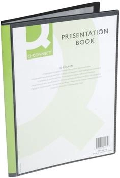 Q-CONNECT Sichtbuch Panorama A4 20 Hüllen schwarz (KF01265)