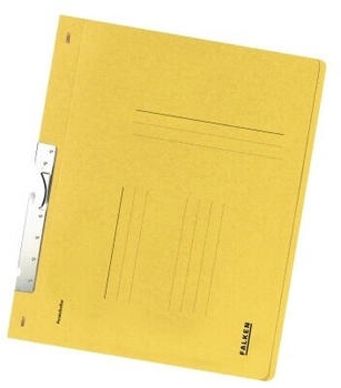 Falken Pendelhefter A4 Manila-RC-Karton 250g/qm Amtsheftung gelb (80004112)