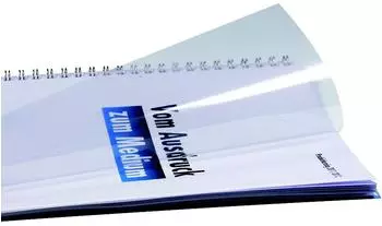 LMG Signaltechnologie 100 Deckblätter für Bindemappen PREMIUM transparent (UMT030TA3-A)