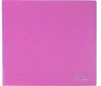Exacompta 8x Sichtmappe aus PP 500µ, 80 Kristallhüllen OPAK - A4 - Rosa - (88827E)