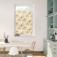 LICHTBLICK ORIGINAL Fensterfolie "Fensterfolie selbstklebend, Sichtschutz, Moon Birds