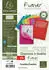 Exacompta 4x Pack 100 Fenstermappen, A4, 160g, plastikfrei, Fuchsia, (50108E)