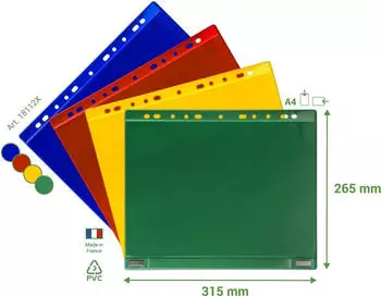 Tarifold Magnetische Sichttasche DIN A4 blau (181121)