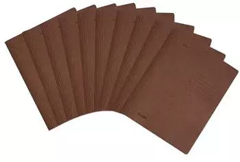 Falken Schnellhefter A4 Recycling-Karton dunkelbraun 10er-Pack (26001184)