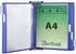 Tarifold Wandsichttafelsystem A4, Metall/PVC, 10 Sichttafeln blau (414101)
