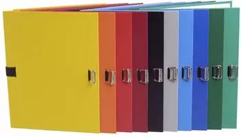 Exacompta Dokumentenmappe Papier Toil&eacute; A4 erweiterbar, mehrfarbig, 10er-Pack (720E)