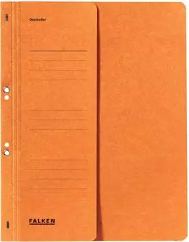 Falken &Ouml;senhefter A4 RC-Karton Beh&ouml;rdenheftung Orange 50er-Pack (80003874001F)