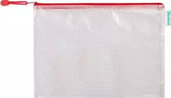 Tarifold Rei&szlig;verschlusstasche PVC A4 Rot (509003)