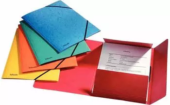 Esselte Rainbow Eckspannermappe A4, 5er-Pack, sortiert (15523)