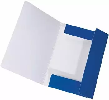 Falken LongLife Sammelmappe DIN A3 Karton mit Gummiband, blau (15062004)