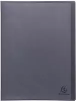 Exacompta 78551E 15x Sichtmappe Opak recycl. A4 50H Schwarz