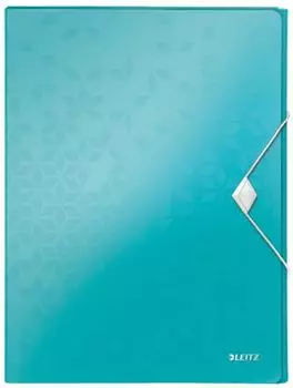 Leitz WOW Ablagebox A4, PP, 30mm, eisblau (46290051)