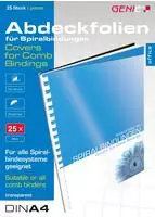 GENIE Transparente Deckbl&auml;tter A4 25 Stk