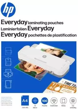 HP Laminierfolien Everyday A4 75 Micron 100 St&uuml;ck (9159)