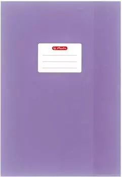 Herlitz Hefth&uuml;lle A4 PP Baststruktur violett (5204094)