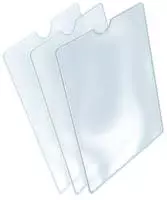Herma 5012 Ausweish&uuml;lle 52X75 mm transparent, 25 St&uuml;ck