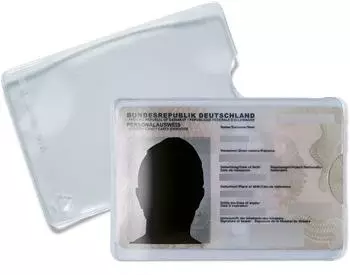 Herma Ausweish&uuml;llen f&uuml;r Kredit-/Scheckkarten 58x87 mm transparent (5013)