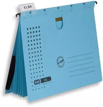 Elba chic ultimate Organisationshefter, A4, blau, 5er-Pack (100333012)
