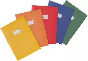Herma Heftschoner Papier, A4, farbig sortiert, 5er-Pack (20229)