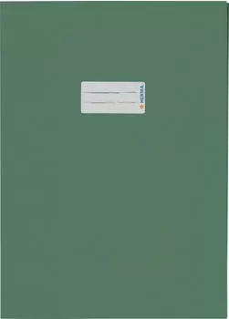 Herma Heftschoner Papier A4 dunkelgr&uuml;n (5535)