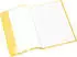 Herma Heftschoner Kunststoff, A4, gelb/transparent (7491)