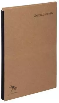 Pagna Pur Unterschriftsmappe, 10 F&auml;cher, A4, natur (44014-11)