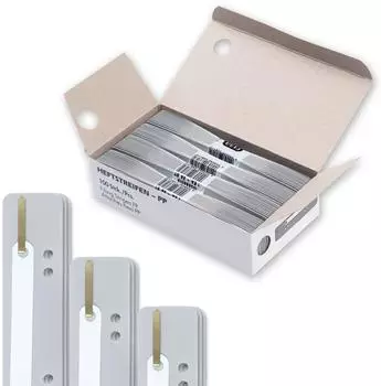 Elba Einh&auml;nge-Heftstreifen Schnellhefter, Sonderformat, grau, 100er-Pack (100555013)