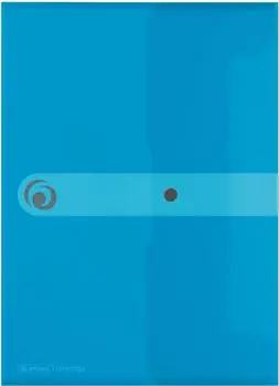 Herlitz easy orga to go Dokumenten Sammelmappe, A4, blau/transparent (11206687)