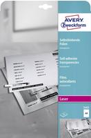 Avery-Zweckform 3482, Avery-Zweckform 3482 Selbstklebefolie DIN A4 Laserdrucker