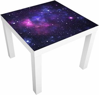 Bilderwelten Möbelfolie für IKEA Lack - Klebefolie Galaxie bunt 55x55 cm55x55 cm