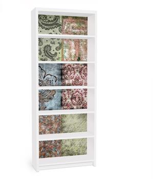 Bilderwelten Möbelfolie für IKEA Billy Regal Old Patterns bunt 94x76 cm94x76 cm