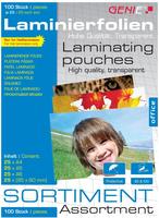 Genie Sortimentspack (sortiert) 100 St&uuml;ck - Transparent - Thermodruck - 0,08 mm -