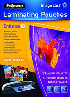 Fellowes 5396205, Fellowes Laminierfolien Enhance80 ImageLast 5396205, A4, 216x303mm,