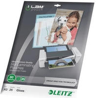 Esselte-Leitz 7486-00-00, Esselte-Leitz Leitz LaminierfolieA3 UDT80mic 25