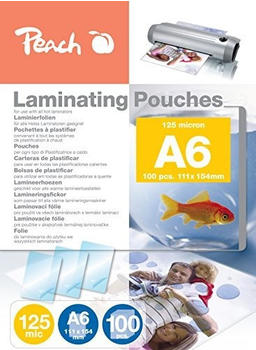Peach Laminierfolien A6, 125 mic, glänzend, PP525-04, 100 Stk.