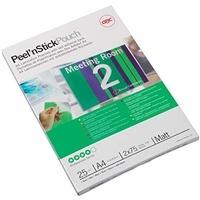 GBC 3747530, GBC Peel'n Stick - 25-pack - matte - A4 - lamination pouches