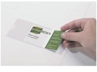 DURABLE Visitenkarten-Tasche Pocketfix 90x57mm transparent 10 St&uuml;ck (807919)