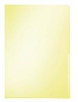Leitz Sichthüllen 4100-00-15, A4, glasklar, 0,15mm, aus PVC, gelb, 100 Stück