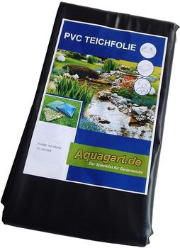 Aquagart Teichfolie PVC 2m x 6m 1,0mm schwarz Folie für den Gartenteich