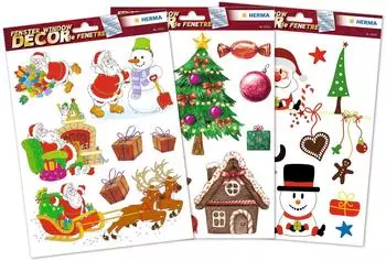 Herma Fensterbilder Weihnachten Kindermotive 25St.