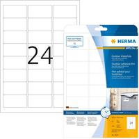 HERMA Special - Polyethylen (PE) - matt - selbstklebend - wei&szlig; - 63.5 x 33.9 mm 240